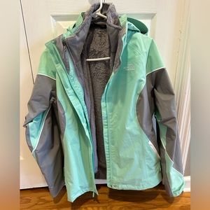 North Face 3 in 1 ski jacket size small